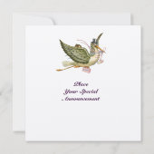 STORKMONOGRAM, goudmetaal Kaart (Achterkant)