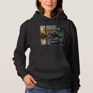 Storkupine Fotografisch – Stork Stekelvarken Grapp Hoodie