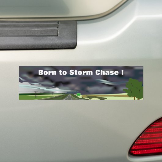 Storm aan de Horizon Bumpersticker (Op auto)