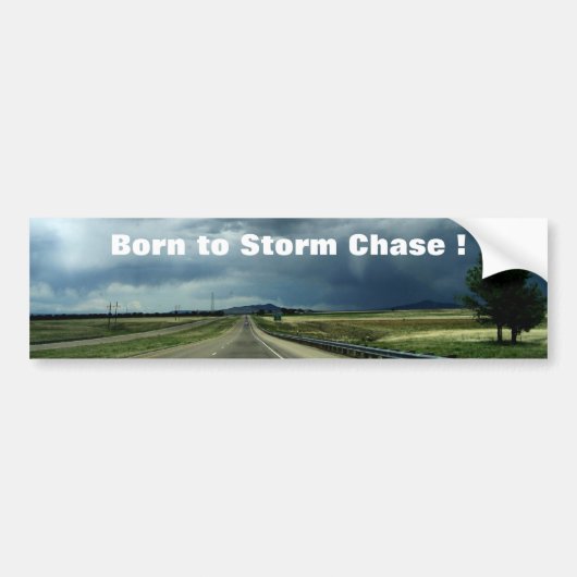 Storm aan de Horizon Bumpersticker (Voorkant)