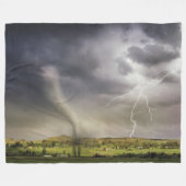 STORM aan de HORIZON Fleece Deken (Voorkant (Horizontaal))