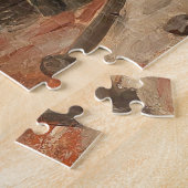 Storm aan de kust (door Rudolf Jordan) Legpuzzel (Zijkant)