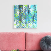 Storm aan de zeezijde canvas afdruk (Insitu (Woonkamer))