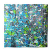 Storm aan de zeezijde tegeltje (Voorkant)