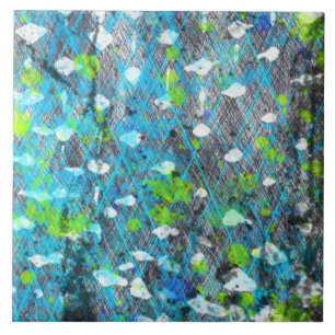 Storm aan de zeezijde tegeltje