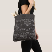Storm Aangepaste Monogram Naam Australische Dreamt Tote Bag (Dichtbij)