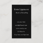 Storm Abstract Visitekaartje (Achterkant)