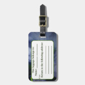 Storm Acryl Pour Geïnspireerd Bagagelabel (Voorkant verticaal)