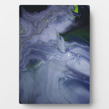Storm Acrylic Giet Schilderij Plaquette