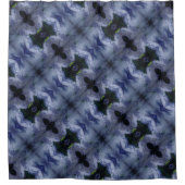 Storm Acrylic Pour Inspired Shower Curtain Douchegordijn (Voorkant)