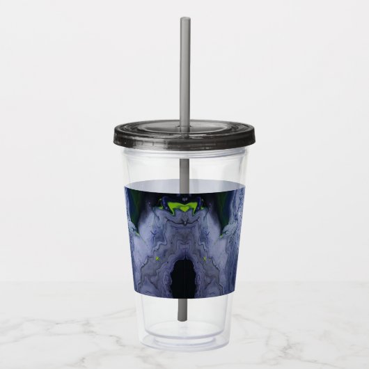 Storm Acrylic Pour Tumbler Acryl Drinkbeker (Rechts)