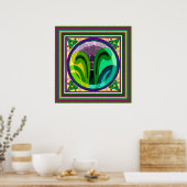 Storm afdrukken verzamelen poster (Keuken)