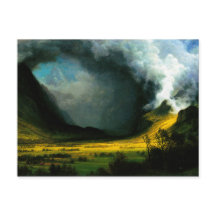 Storm Albert Bierstadt in het Briefkaart van de be