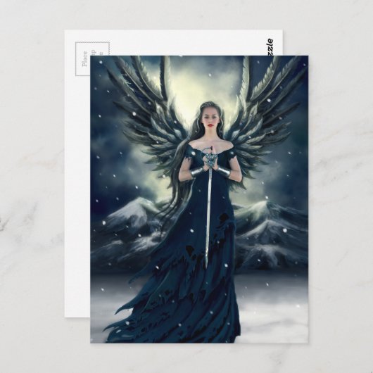 Storm Angel Briefkaart (Voorkant / Achterkant)