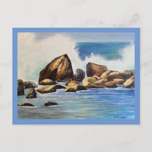 Storm ansichtkaart briefkaart (Voorkant)