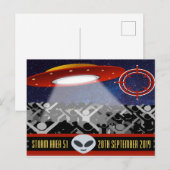 Storm Area 51 populaire meme humor briefkaart (Voorkant / Achterkant)