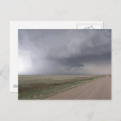 Storm bedreigen briefkaart (Voorkant / Achterkant)