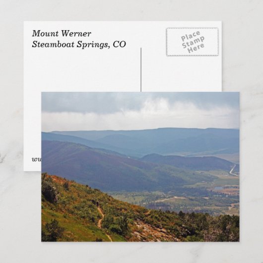 Storm Bekijk het briefkaart (Voorkant / Achterkant)