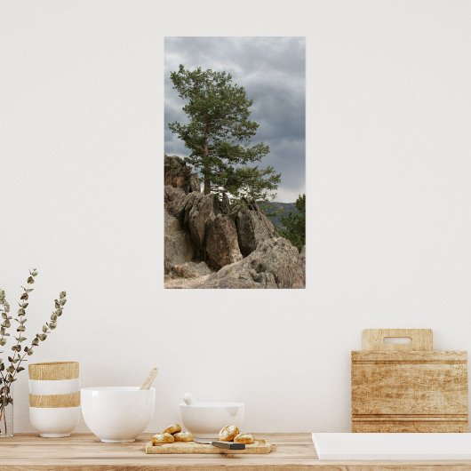 Storm benaderen poster (Keuken)