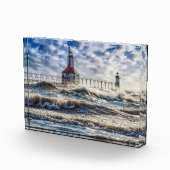 Storm bij de vuurtoren van St Joseph Fotoblokken (Rechts)