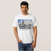 Storm bij de vuurtoren van St Joseph T-shirt (Voorkant volledig)