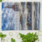 Storm bij de vuurtoren van St Joseph Theedoek (Gevouwen)