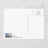 Storm bij St Joseph vuurtoren - Beterschap wenskaa Briefkaart (Achterkant)