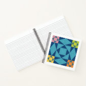 Storm bij Zee Quilt Square-laptop Notitieboek (Binnen)