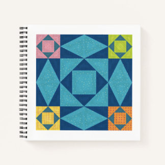 Storm bij Zee Quilt Square-laptop Notitieboek