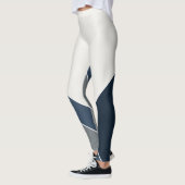 Storm Blauw en Grijs City Summer Home Leggings (Links)