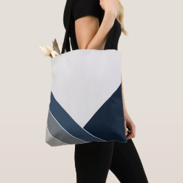 Storm Blauw en Grijs City Summer Home Tote Bag