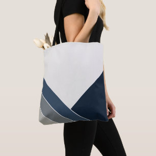 Storm Blauw en Grijs City Summer Home Tote Bag