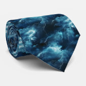 Storm-bliksemstraal Stropdas (Opgerold)