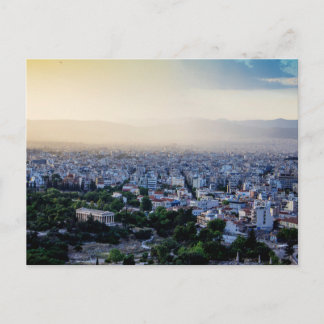 Storm boven Athene, Griekenland Briefkaart