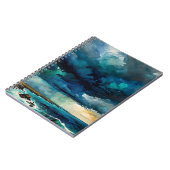 Storm boven de oceaan | Notitieboek Journal (Linkerzijde)