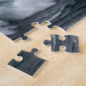Storm Boven Kasteel Legpuzzel (Zijkant)
