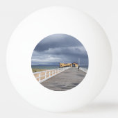 Storm boven Queenscliff Pier Pingpongbal (Achterkant)