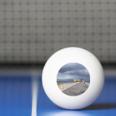 Storm boven Queenscliff Pier Pingpongbal (Net)