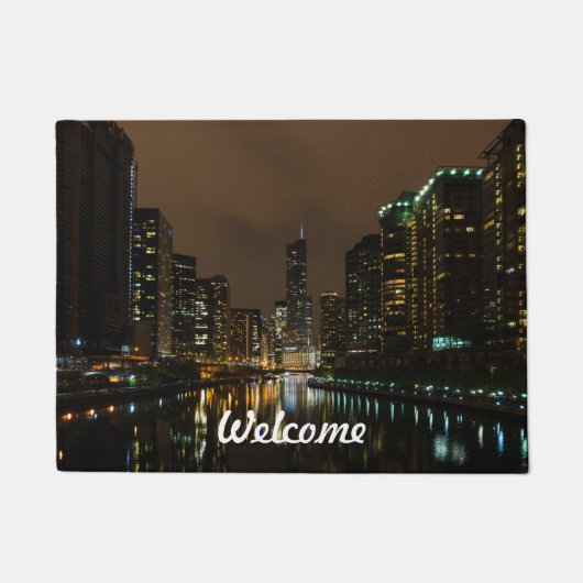 Storm breekt over Chicago Deurmat (Voorkant)