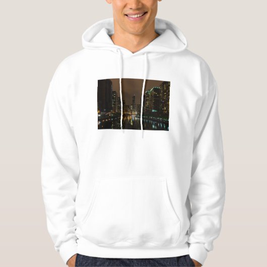 Storm breekt over Chicago Hoodie (Voorkant)