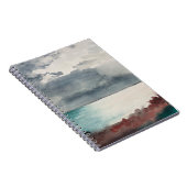 Storm breken, kust van Maine door Winslow Homer Notitieboek (Rechterzijde)