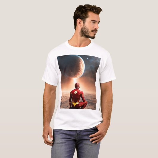 Storm Bringer Superhero T-Shirt – Lightning (Voorkant volledig)