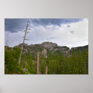 Storm broeit in de Black Elk Wilderness Poster