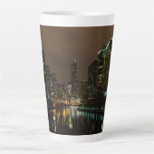 Storm brouwen boven Chicago Latte Mok (Voorkant)