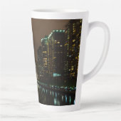Storm brouwen boven Chicago Latte Mok (Rechts)
