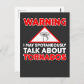 Storm Chaser Funny Storm Hunter Quote Weather Briefkaart (Voorkant / Achterkant)