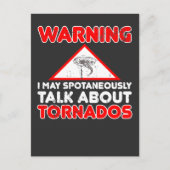 Storm Chaser Funny Storm Hunter Quote Weather Briefkaart (Voorkant)