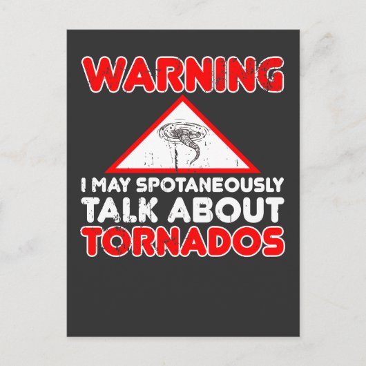 Storm Chaser Funny Storm Hunter Quote Weather Briefkaart (Voorkant)