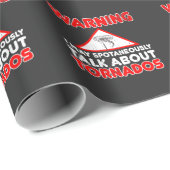 Storm Chaser Funny Storm Hunter Quote Weather Cadeaupapier (Rol Hoek)