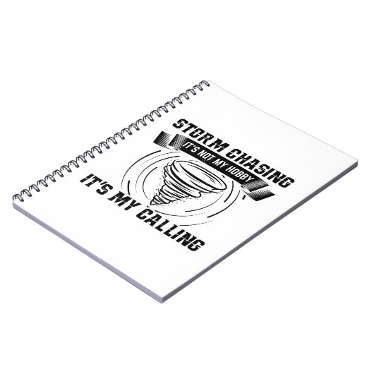 Storm Chaser Giften | Storm Chasing Lightning Hobb Notitieboek (Linkerzijde)